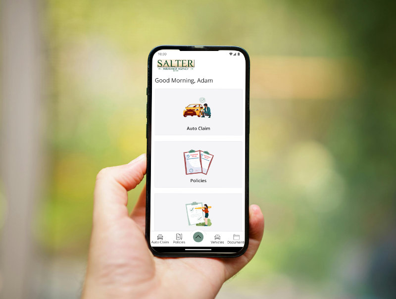 Salter Insurance mobile app